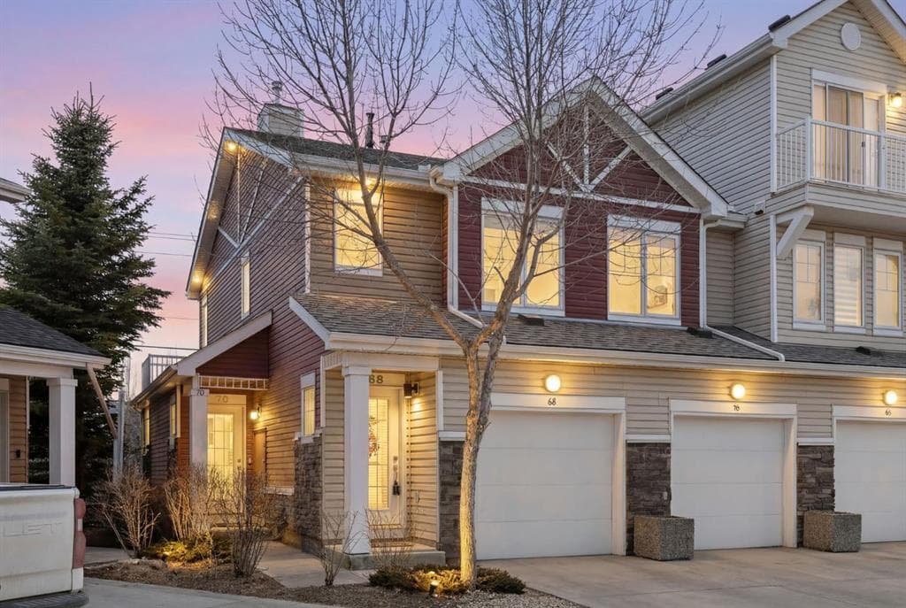 2-bed Townhouse for sale at 68 Chaparral Ridge Park SE, Calgary